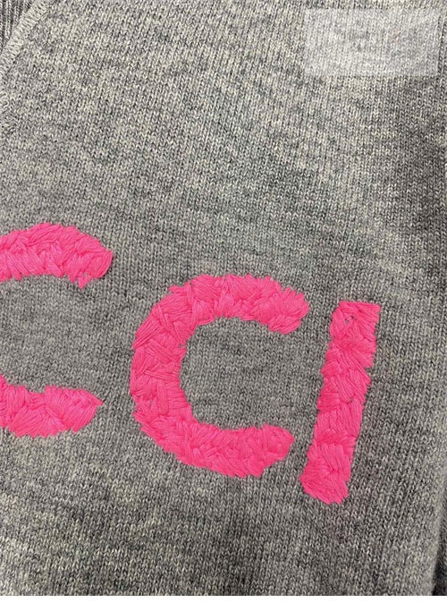 Gucci 구찌 로고 엠브로이더드 울 후디 의류 14번 이미지