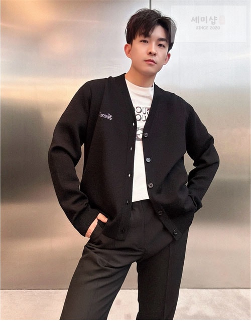 Gucci 구찌 로고 자수 V넥 클래식 가디건 의류 4번 이미지