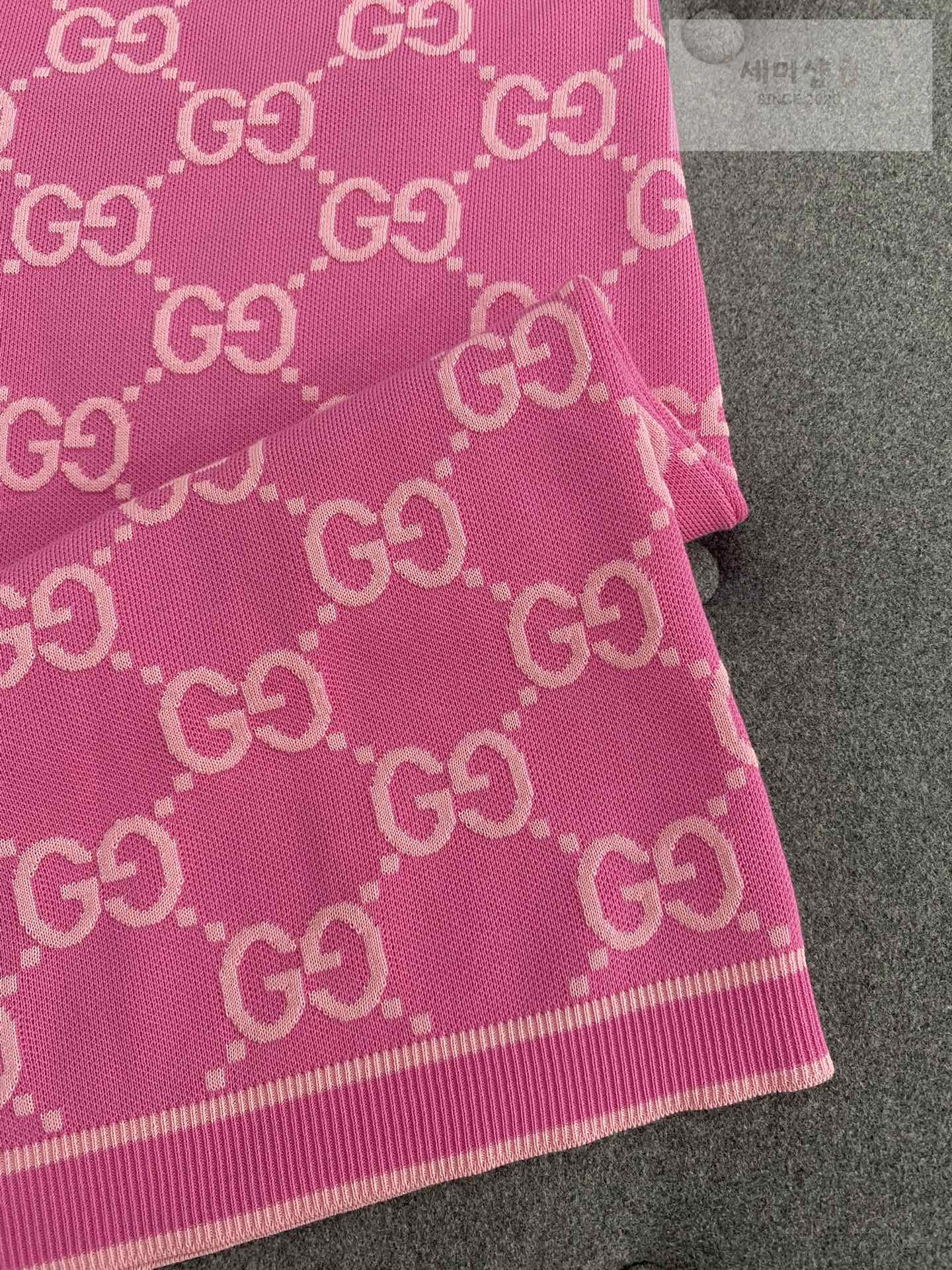 Gucci 구찌 리도 프리폴 컬렉션 GG 코튼 자카드 슬리브리스 원피스 의류 10번 이미지
