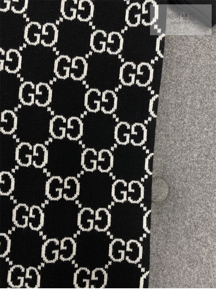 Gucci 구찌 리버서블 GG 울 자카드 폴로 셔츠 의류 15번 이미지
