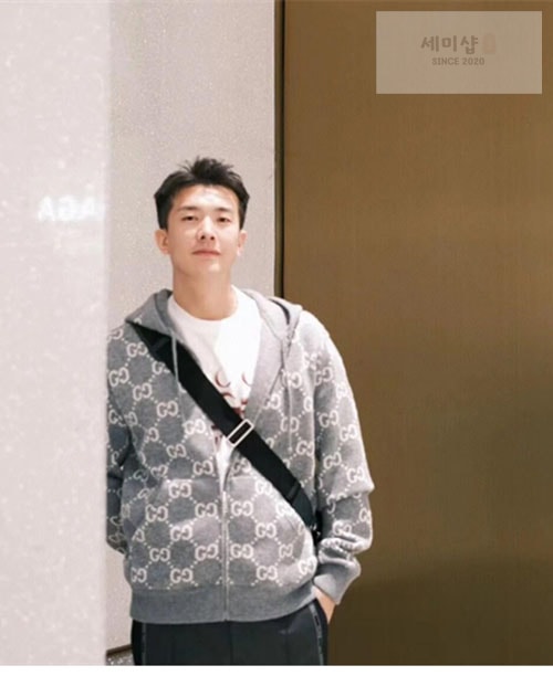 Gucci 구찌 리버시블 GG 울 후드 집업 의류 12번 이미지