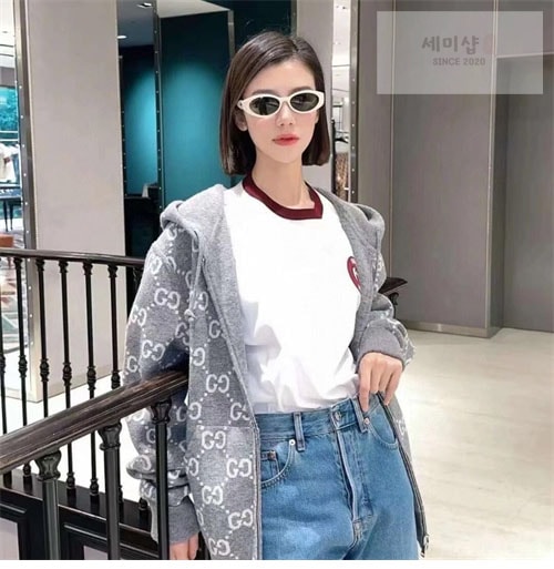 Gucci 구찌 리버시블 GG 울 후드 집업 의류 15번 이미지