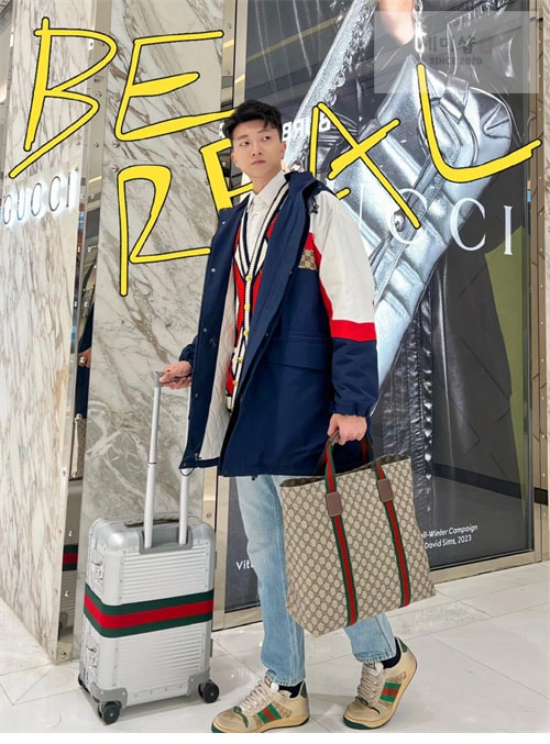 Gucci 구찌 매트 GG 캔버스 패브릭 코트 의류 14번 이미지