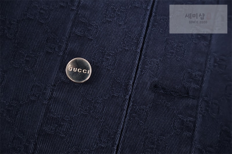 Gucci 구찌 블리치 GG 코튼 데님 자카드 셔츠 레플리카 6번 이미지 - 의류 | 세미샵 레플리카 사이트