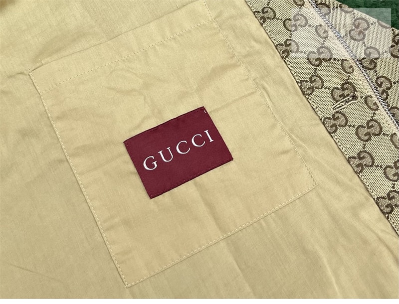 Gucci 구찌 올오버 GG 필 쿠페 캔버스 재킷 의류 10번 이미지