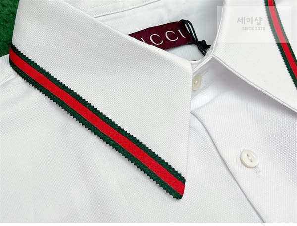 Gucci 구찌 웹디테일 옥스포드 코튼 셔츠 의류 6번 이미지