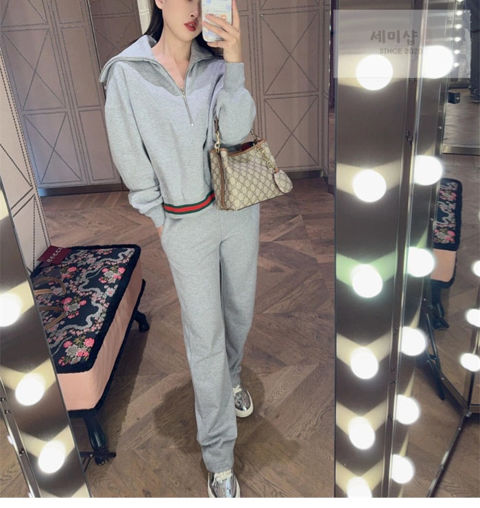 Gucci 구찌 웹코튼 저지 조깅 팬츠 의류 10번 이미지