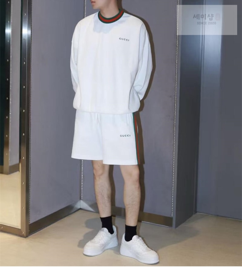 Gucci 구찌 웹GG 코튼 숏 팬츠 의류 2번 이미지