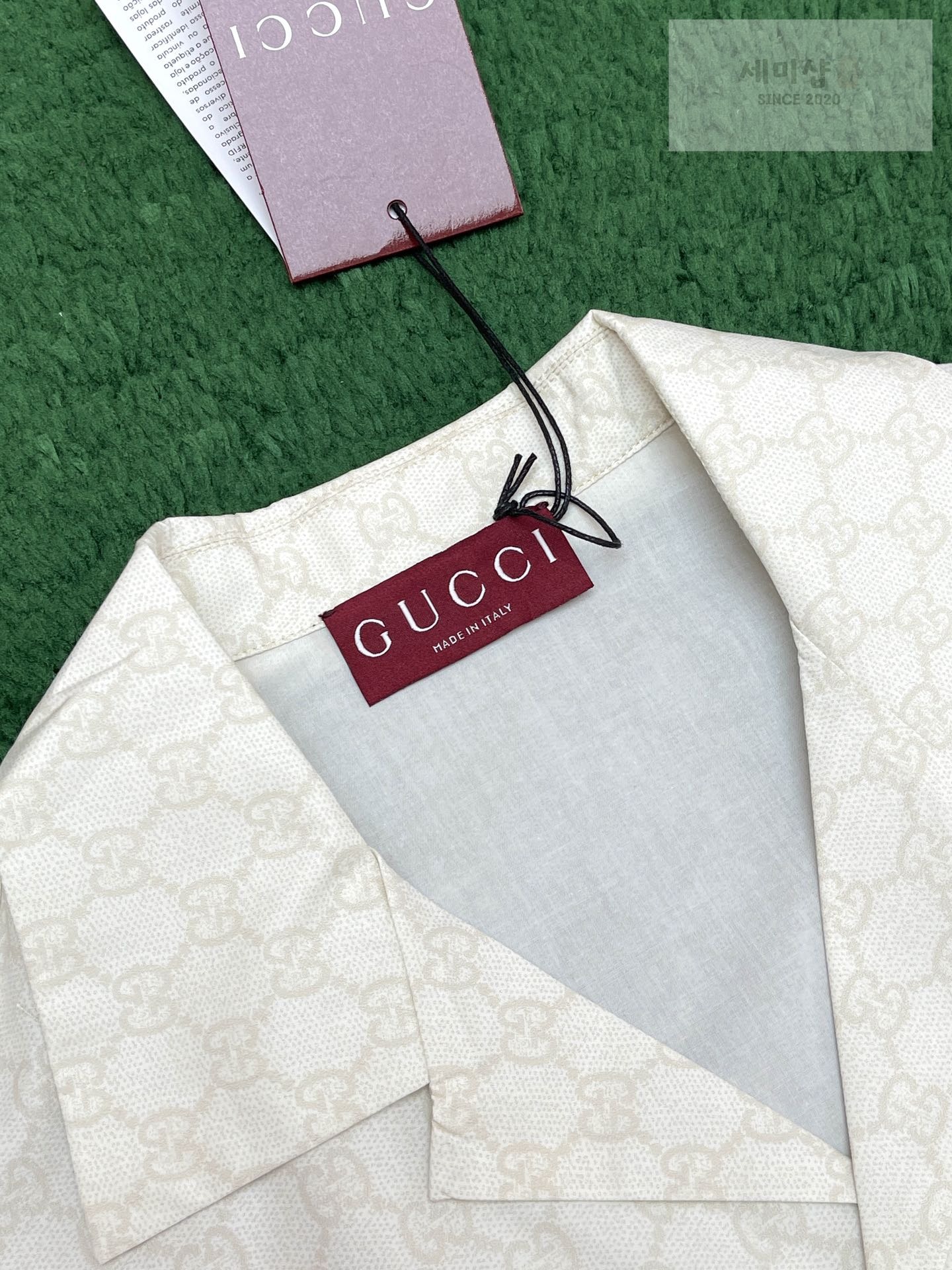 Gucci 구찌 웹 디테일 GG 코튼 셔츠 의류 10번 이미지