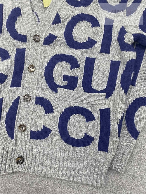 Gucci 구찌 인타르시아 로고 울 가디건 의류 8번 이미지