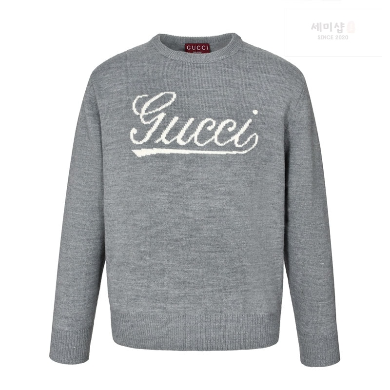 Gucci 구찌 인타르시아 로고 울 스웨터 의류 1번 이미지