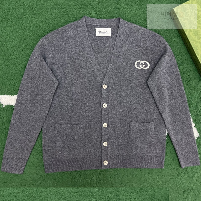 Gucci 구찌 인터로킹 G 울 니트 가디건 의류 8번 이미지