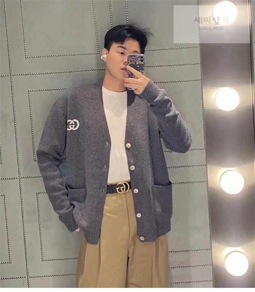 Gucci 구찌 인터로킹 G 울 니트 가디건 의류 4번 이미지