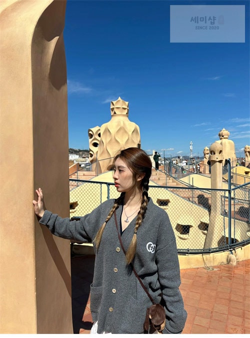Gucci 구찌 인터로킹 G 울 니트 가디건 의류 6번 이미지