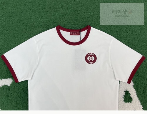 Gucci 구찌 인터로킹 G 자수 코튼 저지 티셔츠 의류 2번 이미지