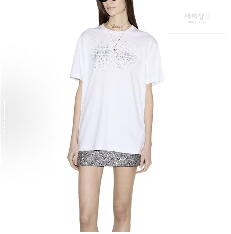 Gucci 구찌 인터로킹 G 코튼 저지 반팔 티셔츠 의류 2번 이미지
