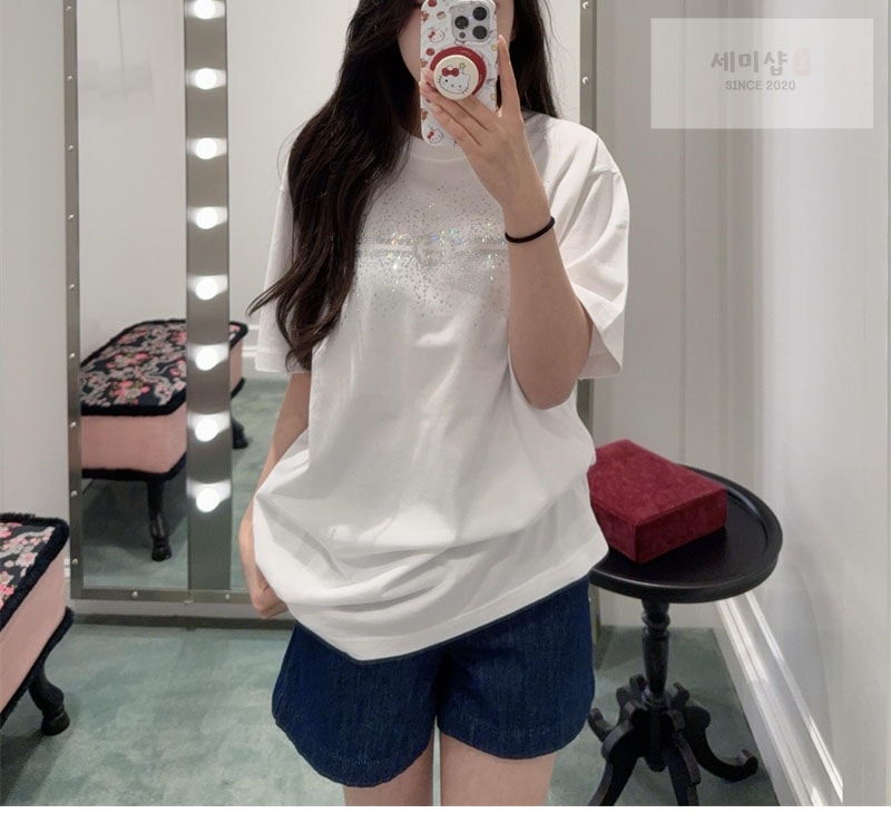 Gucci 구찌 인터로킹 G 코튼 저지 반팔 티셔츠 의류 14번 이미지