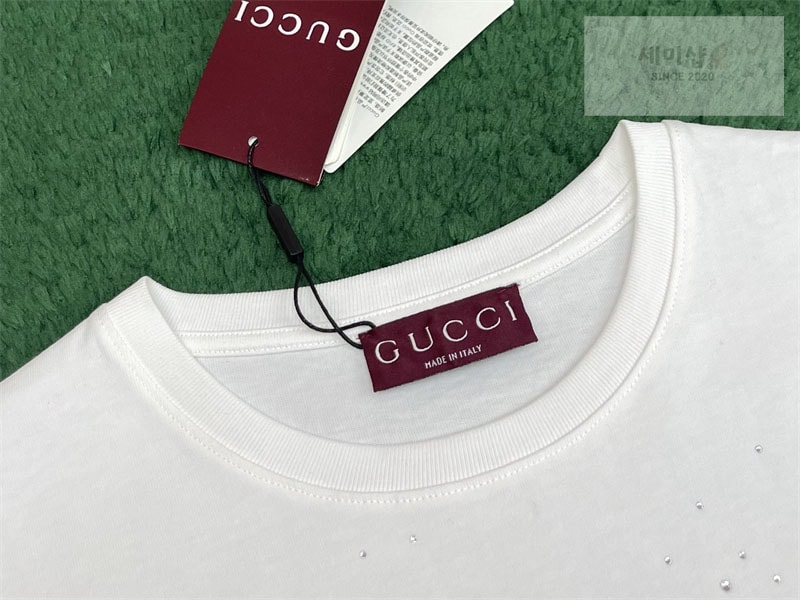 Gucci 구찌 인터로킹 G 코튼 저지 반팔 티셔츠 의류 12번 이미지