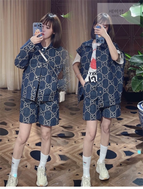 Gucci 구찌 점보 GG 데님 자켓 의류 2번 이미지