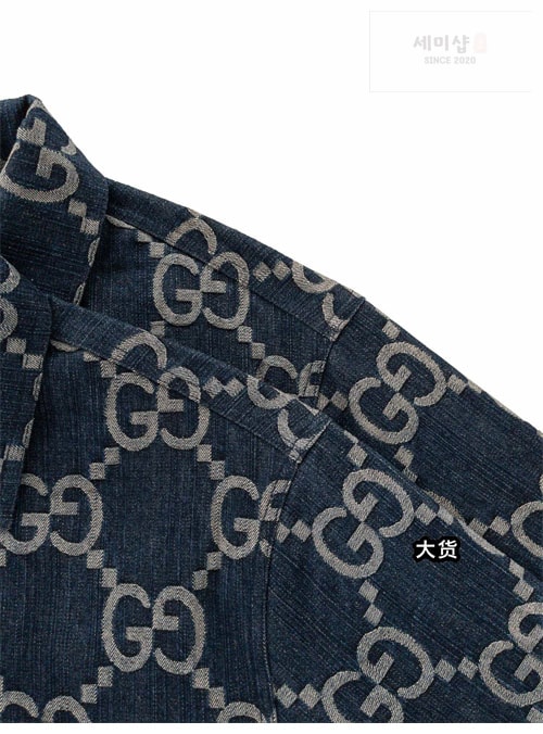 Gucci 구찌 점보 GG 데님 자켓 의류 7번 이미지