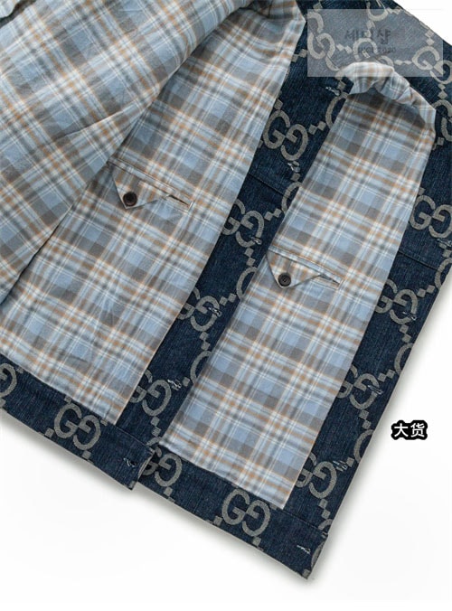 Gucci 구찌 점보 GG 데님 자켓 의류 12번 이미지