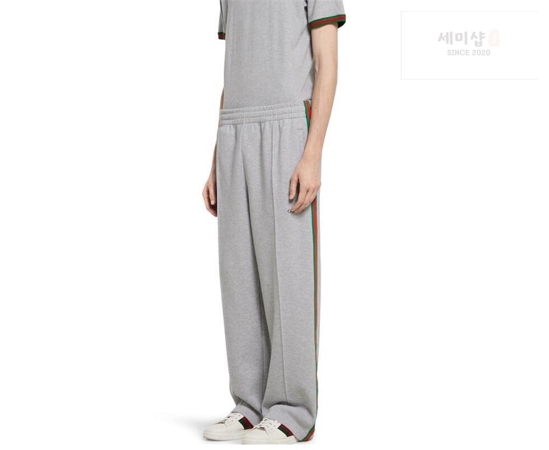 구찌 구찌 코튼 피케 더블 스포츠웨어 팬츠 의류 2번 이미지