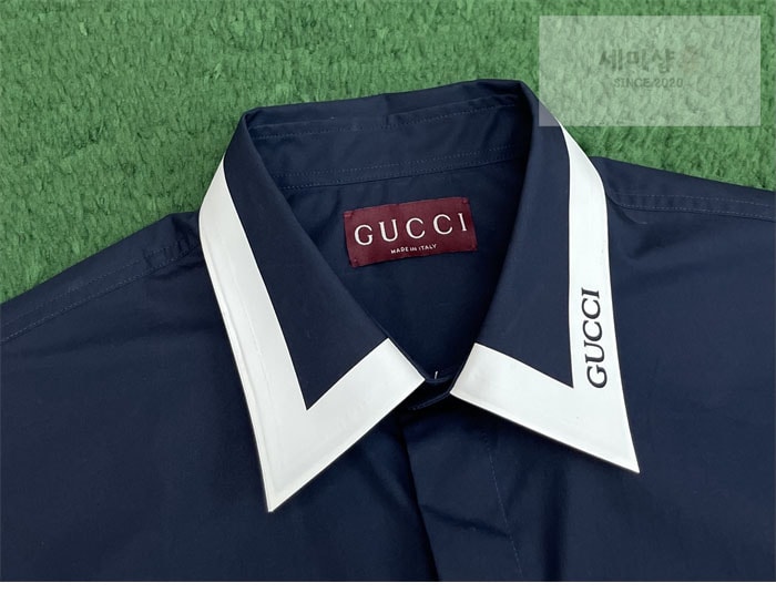 Gucci 구찌 포플린 코튼 반팔 셔츠 의류 5번 이미지