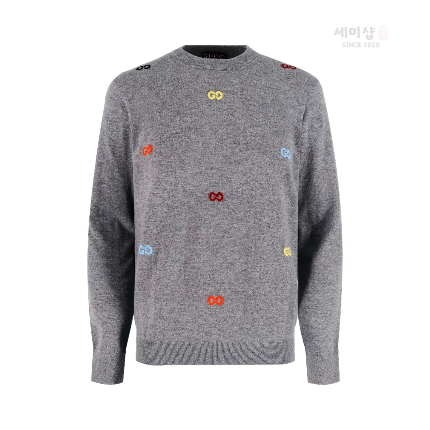 Gucci 구찌 플로라 인타르시아 파인 캐시미어 스웨터 의류 12번 이미지