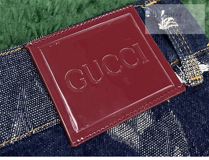 Gucci 구찌 플로럴 자카드 데님 팬츠 의류 10번 이미지