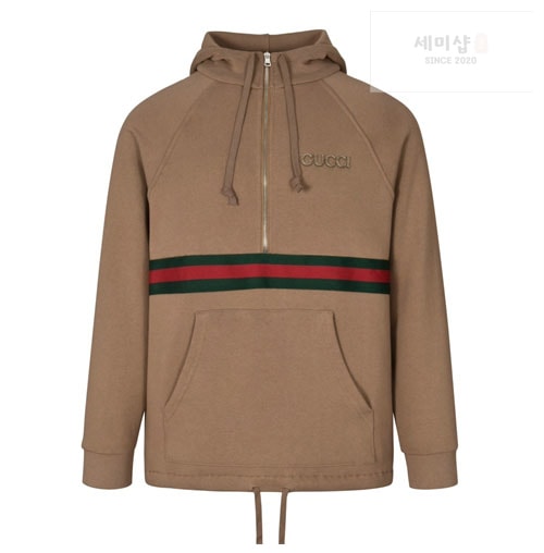 Gucci 구찌 24FW 웹 하프집업 후드 의류 14번 이미지