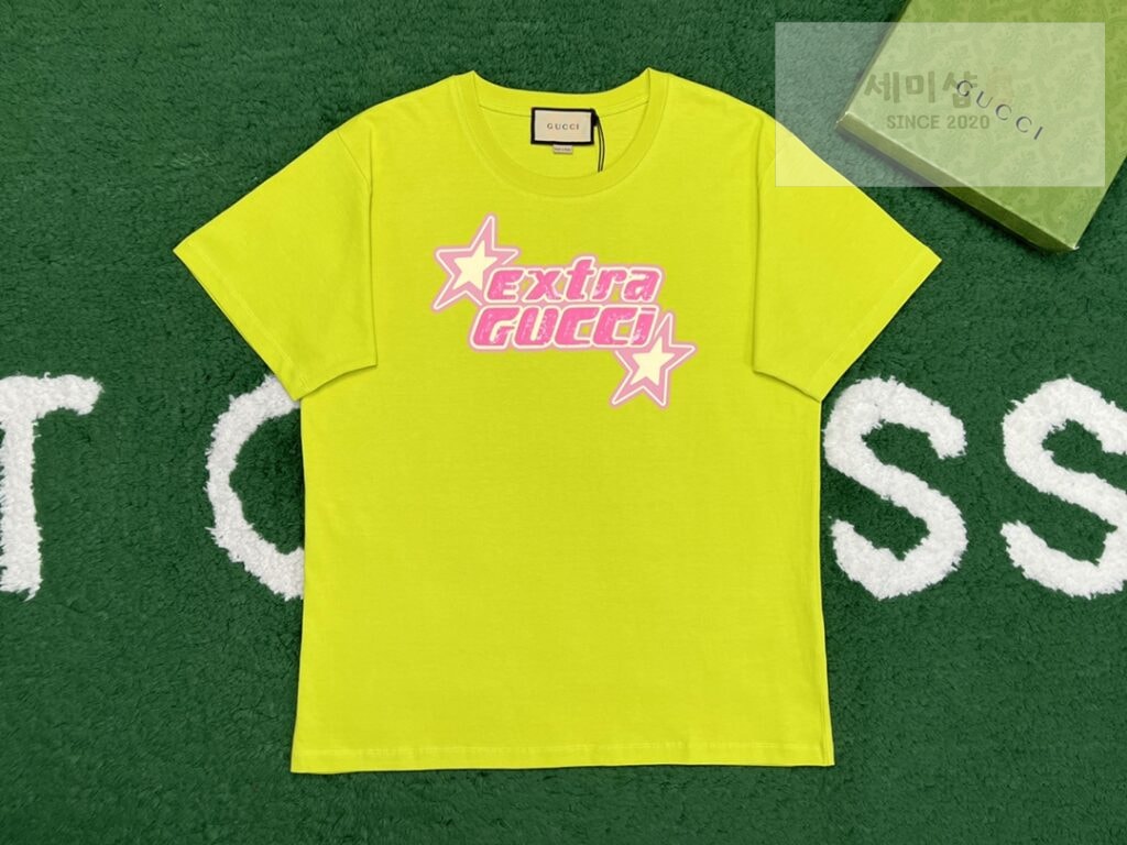 Gucci 구찌 24SS 엑스트라 구찌 프린트 반팔 티셔츠 “2COLOR” WHITE 의류 10번 이미지