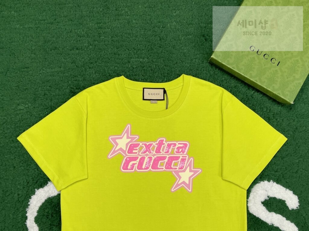 Gucci 구찌 24SS 엑스트라 구찌 프린트 반팔 티셔츠 “2COLOR” WHITE 의류 15번 이미지