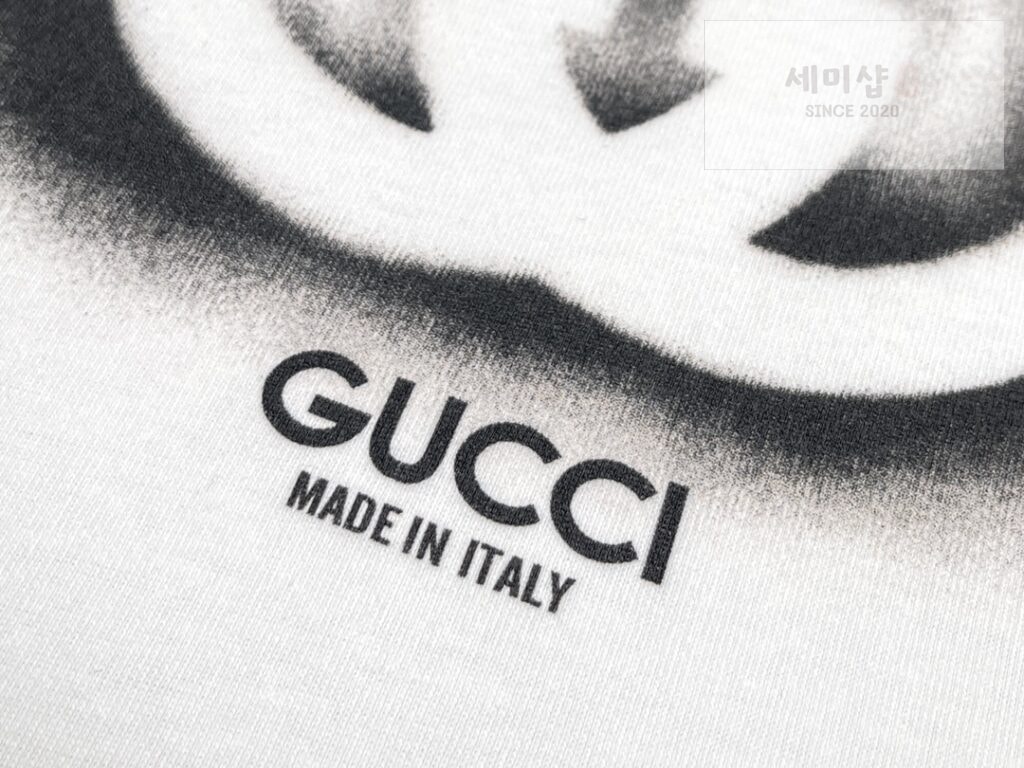 Gucci 구찌 24 SS 인터록킹 GG 프린트 반팔 화이트 의류 12번 이미지