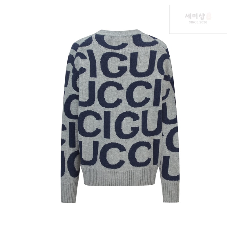 Gucci 구찌 GG로고 올오버 자카드 V넥 가디건 의류 16번 이미지