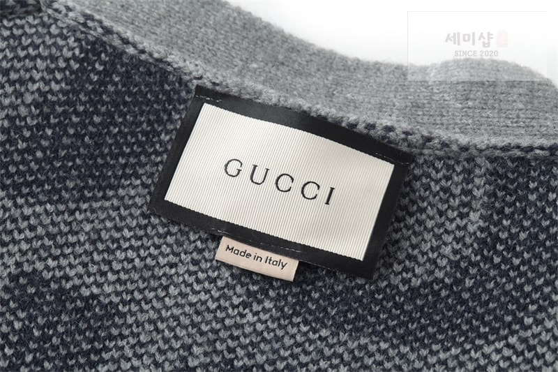 Gucci 구찌 GG로고 올오버 자카드 V넥 가디건 의류 7번 이미지
