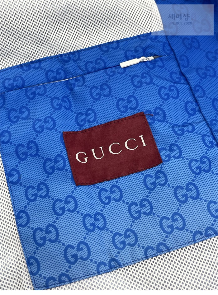 Gucci 구찌 GG 모티브 그라데이션 테크니컬 포플린 지퍼 자켓 의류 10번 이미지