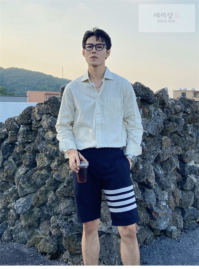 Gucci 구찌 GG 스트라이프 롱 슬리브 셔츠 의류 7번 이미지