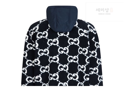 Gucci 구찌 GG 퍼지 패브릭 자카드 후리스 자켓 의류 2번 이미지