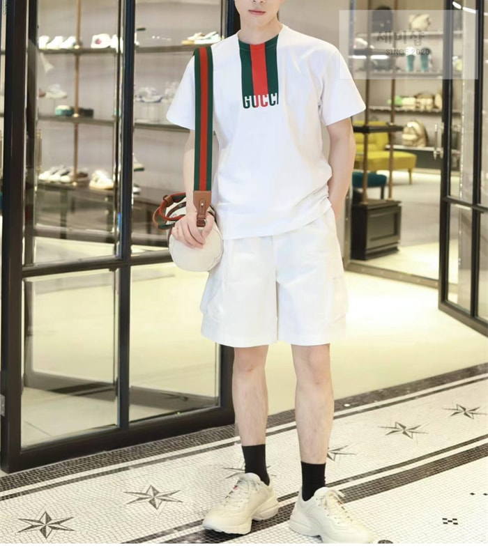 Gucci 구찌 Web 버뮤다 카고 숏 팬츠 의류 3번 이미지