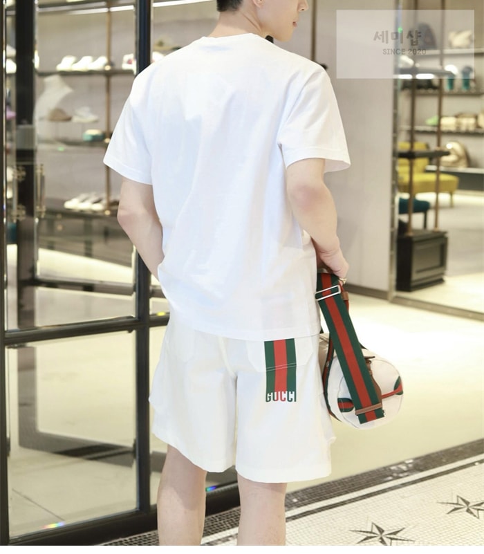 Gucci 구찌 Web 버뮤다 카고 숏 팬츠 의류 4번 이미지