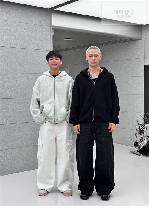 *기타 알렉산더왕 오버사이즈 로고 후드 집업 2컬러 의류 18번 이미지