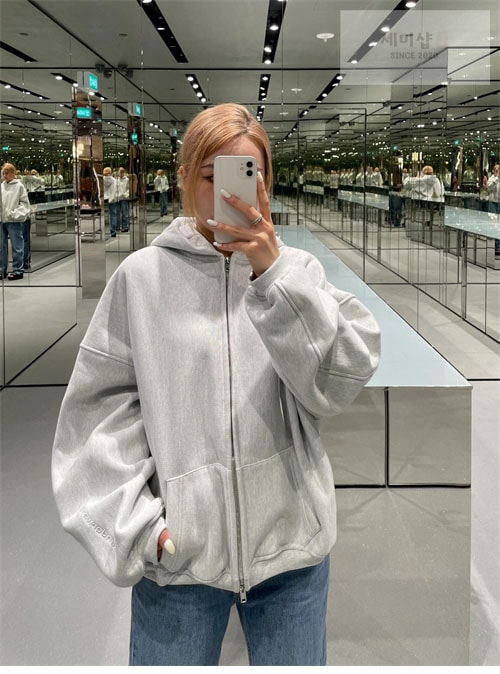 *기타 알렉산더왕 오버사이즈 로고 후드 집업 2컬러 의류 21번 이미지