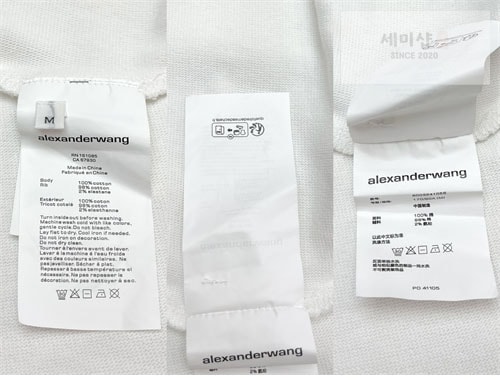 *기타 알렉산더왕 오버사이즈 폴로 티셔츠 2컬러 의류 13번 이미지