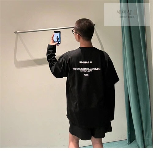 *기타 질센더 레이어드 크루넥 티셔츠 의류 13번 이미지