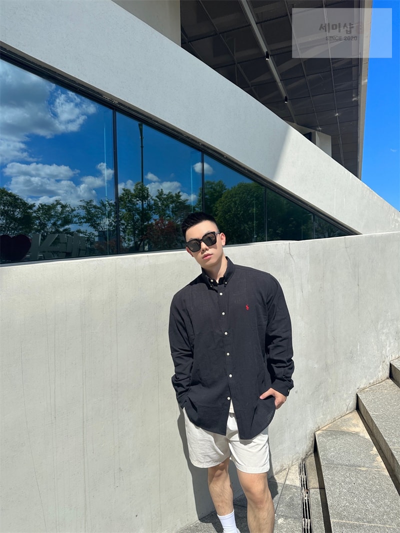 *기타 폴로 랄프로렌 클래식 브로시 플란넬 셔츠 의류 3번 이미지