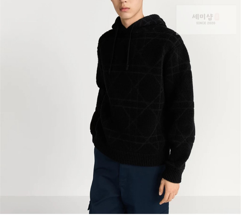 디올 디올 까나쥬 후드 스웨트셔츠(레어) 블랙 의류 1번 이미지