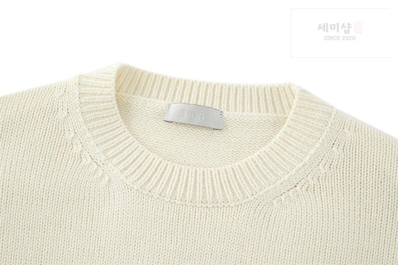 디올 디올 리본 저지 울 스웨터 블랙 의류 20번 이미지