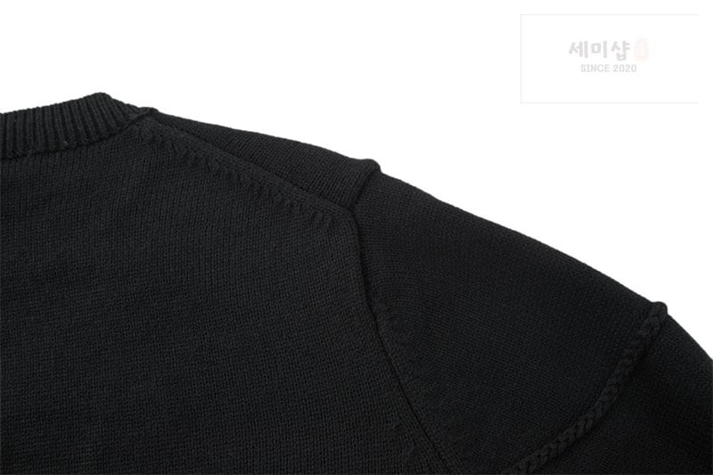 디올 디올 리본 저지 울 스웨터 블랙 의류 23번 이미지