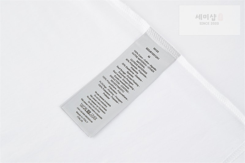 디올 디올 마운틴 1947 자수 패치 코튼 저지 티셔츠 블랙 의류 7번 이미지
