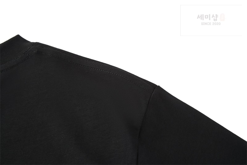 디올 디올 마운틴 1947 자수 패치 코튼 저지 티셔츠 블랙 의류 3번 이미지